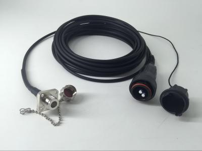 15 Meters LC Patch Cord , 2 Cores Optical Fiber Cord With High Durability