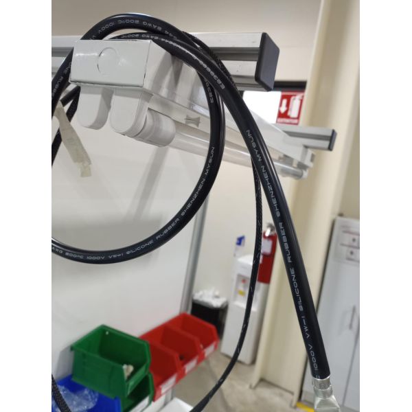 Tinned Copper Conductor Silicone Insulation Battery Connection Cable with 600V Rated Voltage for EV Applications