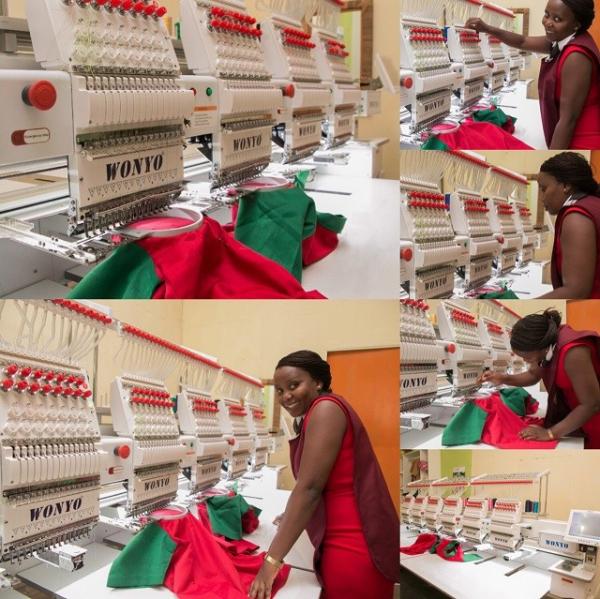 6 Head Flat Computerized T-Shirt Sewing  Embroidery Machine