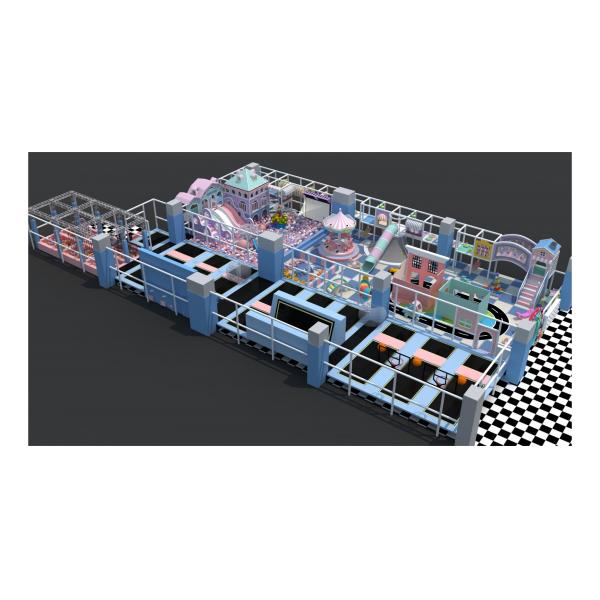 Plastic Slide Indoor Playground for Children Customized Soft Play Area in Kindergarten