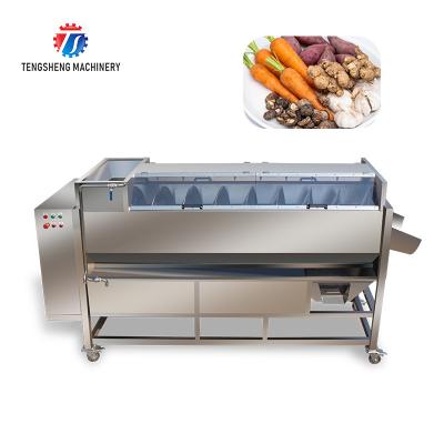Máquina de casca da batata do eixo da espiral da máquina de processamento do vegetal 3500KG/H