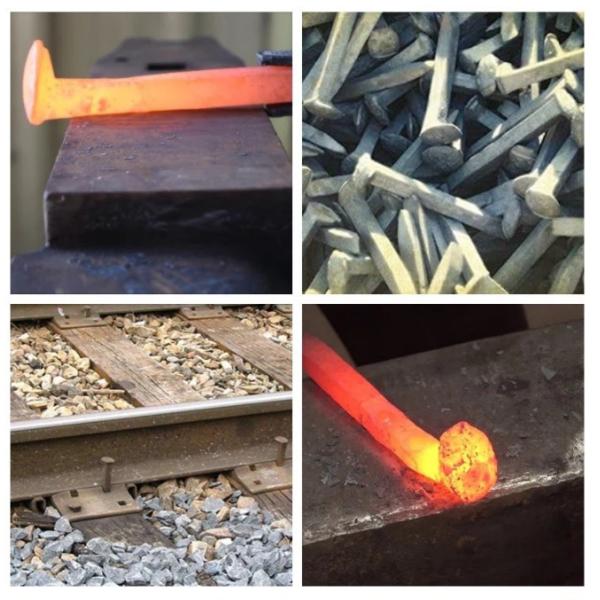 High Strength Steel Rail Dog Spikes Rail Fasteners Essential Components For Railway Track Systems