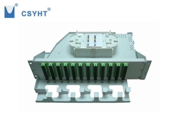 120FO 3U ODF Fiber Optic Patch Panel Rack Mount Rotary Type 440x396.2x131.9mm