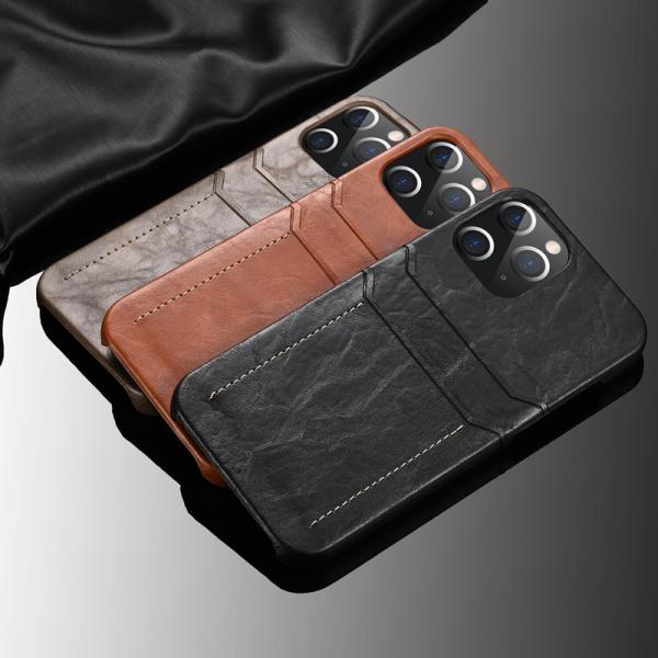 PU Leather Card Pocket Phone Case , Retro Phone Cover Eco Friendly  For Iphone