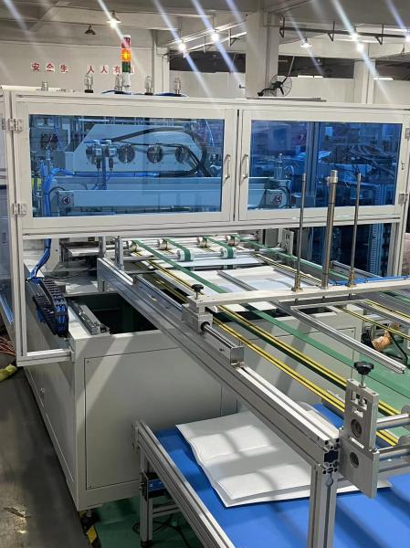 15KW Energy-Saving Silent Ultrasonic Primary Trapezoidal Filter Bag Making Machine.