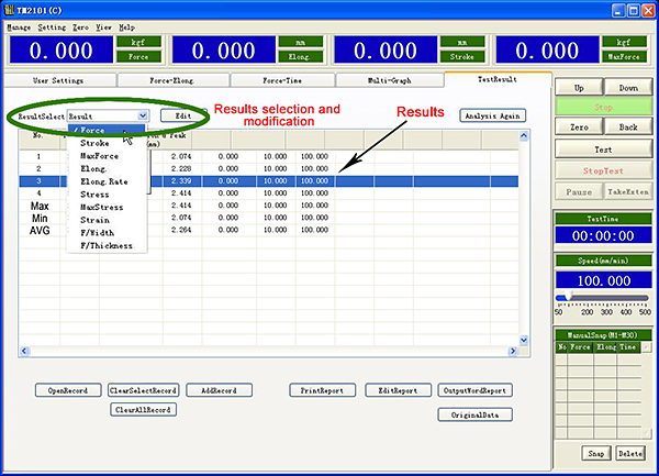 Electronic Rubber Tensile Testing Machine , 5KN Fabric Textile Testing Machine
