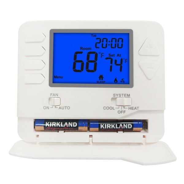 Riseem Conventional Application 1 Heat 1 Cool Wired programmable thermostat featuring temperature control ranges 44°F to 90°F ideal for precise HVAC management
