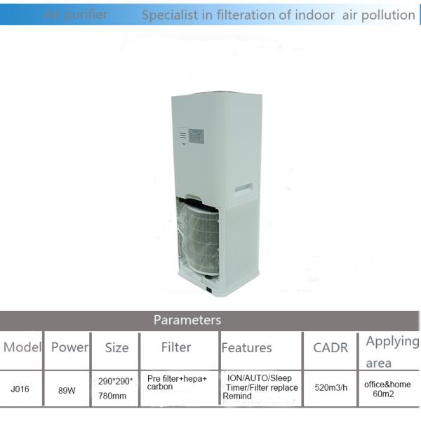 H12 12kg 25db 65m2 Whole House Ionizer Air Purifier