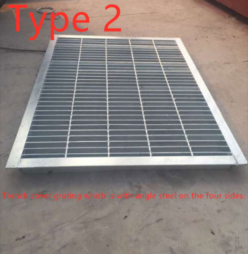 6mm Hot Dipped Galvanized Grating Trench Cover For Driveway