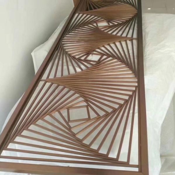 Customized size decorative metal room divider screen french style