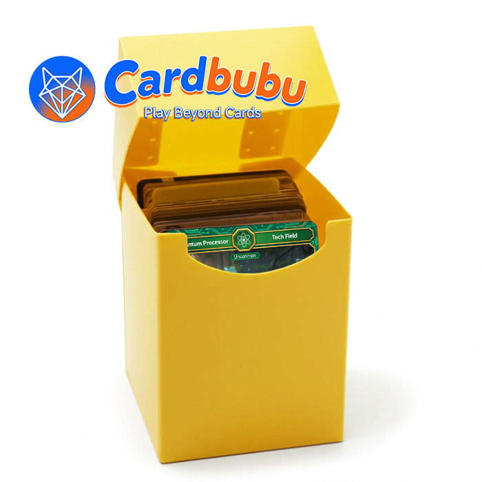 Custom PP Plastic Flip Card Box  Durable Secure and Eco-Friendly deck card boxes