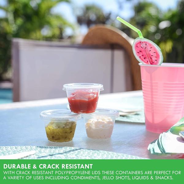 Чашка OEM 1oz устранимая пластиковая для Condiment