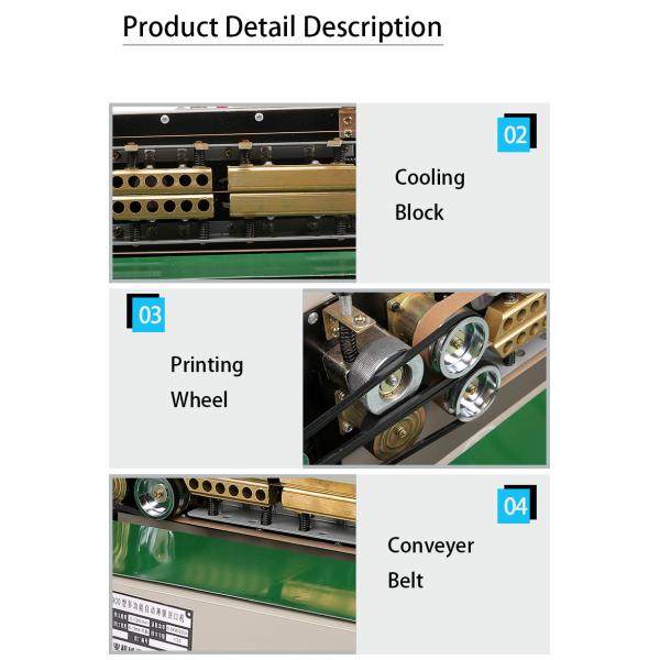 DUOQI FR900 Горизонтальный тепловой пластиковый мешок для автоматического уплотнения автоматического уплотнения