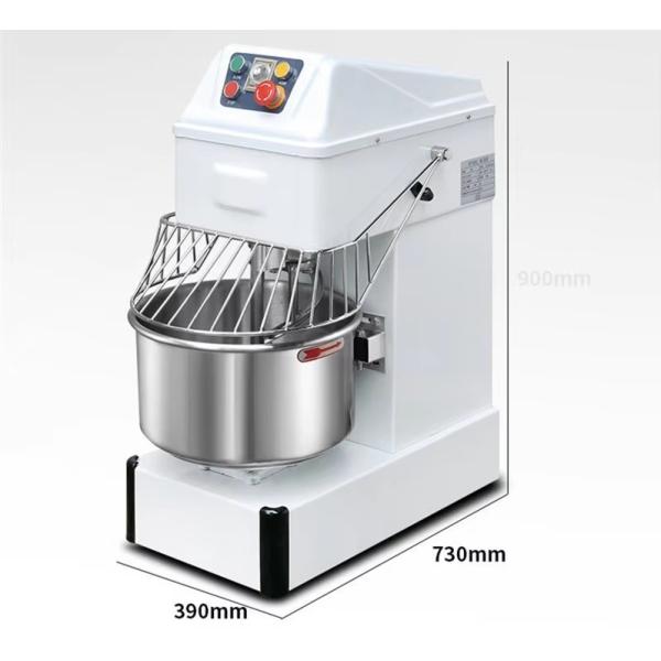 Mélangeur de pâte commercial 21L 40L 64L Mélangeur de pâte en spirale pour cuisine boulangerie