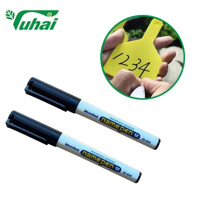 Black Color Livestocks Ear Tag Marker Pen Cattle Sheep Non Fade Identification Mark Pen