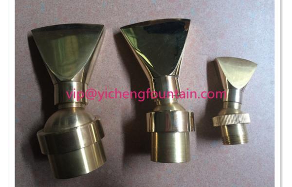 Adjustable Fan Effect Spray Water Fountain Jets For Dancing Water Fountains