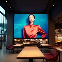 320*160mm Indoor LED Display com taxa de digitalização 1/64S e gabinete de alumínio de fundição a óleo