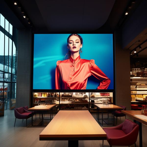 Дисплей с светодиодным дисплеем яркостью 600-800 нт с портами HDMI/DVI/VGA