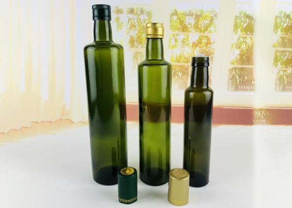 Escuro claro - tampão de vidro verde do conta-gotas de Olive Oil Bottle With Aluminum