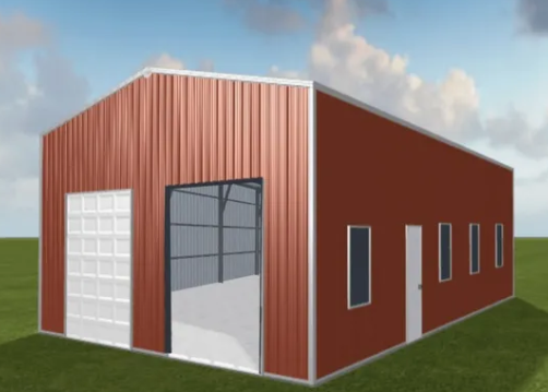 Prefabricated Steel Structure Warehouse with 50 Years Lifespan, Fire-resistant Coatings, and Automatic Ventilation System