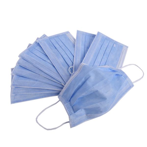 Adult size safety protection disposable 3ply nonwoven Non-sterile medical mask