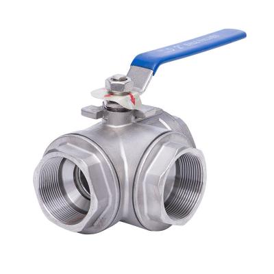 Normal Temperature Stainless Steel Ball Valve With NPT Bsp BSPT Threads