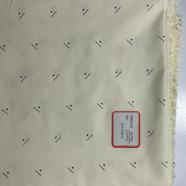 133X72 Printed Cotton Poplin Plain Geometric Print Dress Fabric