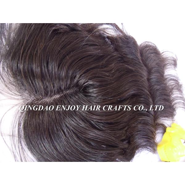 Lace top closure 4''x4'' ,malaysian virgin hair natural color loose wave 10''-24''length