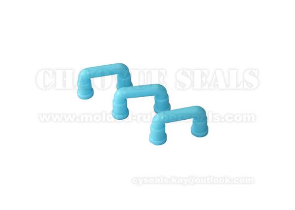 Inner Diameter 6 Mm Rubber Tube Hose Double Blend Blue For Industrial Equipment