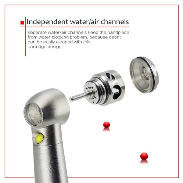 2 Holes Air Turbine Dental Handpiece Generator Led High Speed Handpiece