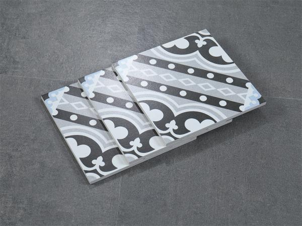 Eco-Friendly 200x200mm Gray Interior Floor Tiles For Decoration And Ceramic Rustic Tiles For Living Room