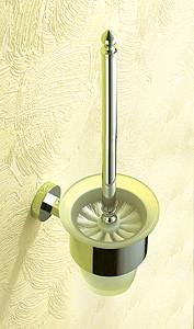 Toilet brush holder 8407,brass,chrome ,glass for bathroom & fittings