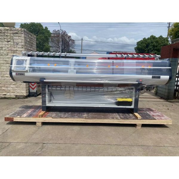 Single system flat collar  knitting machine with automatically alarm