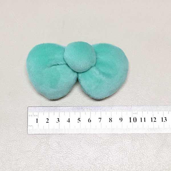 Lovely Ribbon Bow Crafts Flush Material For Garment / Headband Decoration