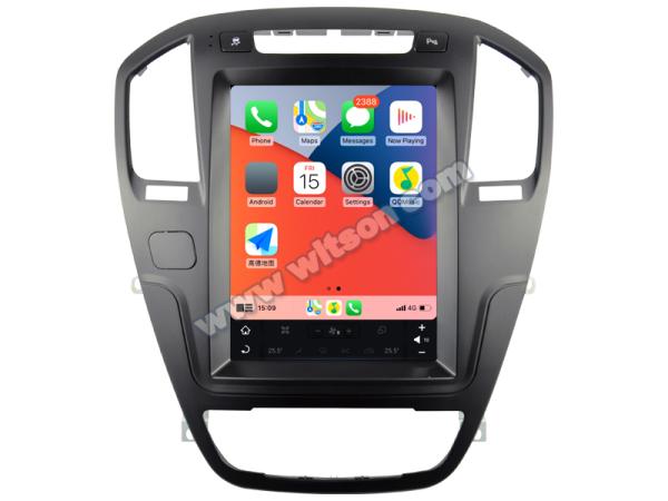 9Écran.7  Tesla Écran Android vertical Pour Buick Regal Opel Insignia 1 2008-2013 Multimédia pour voiture Stéréo GPS Lecteur de jeu de voiture
