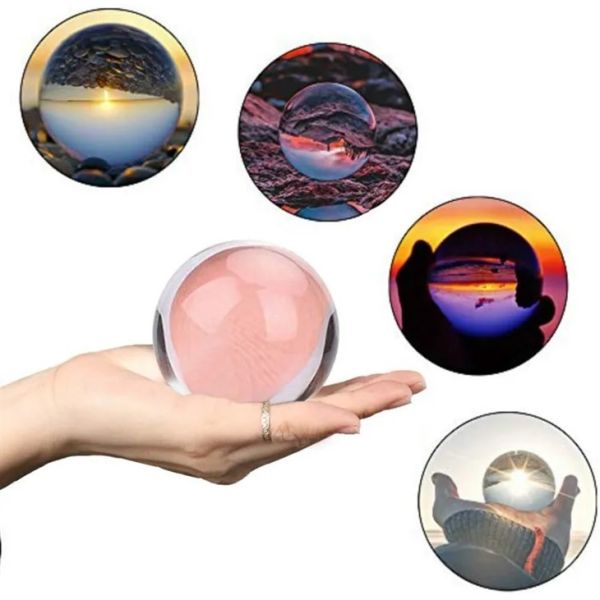 Photographie décorative verre optique réflexion K9 clair 40Mm boule de sphère de cristal