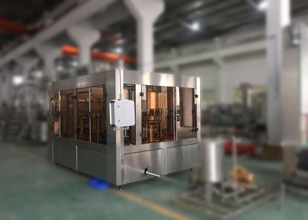 3 IN 1 Coffee Juice Milk Bottle Automatic Liquid Filling And Capping Machine Vertical Form