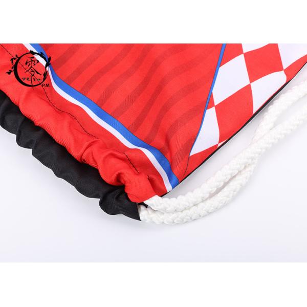 Hrvatska Rope Athletic Printed Drawstring Backpack Promotional Sport Gym