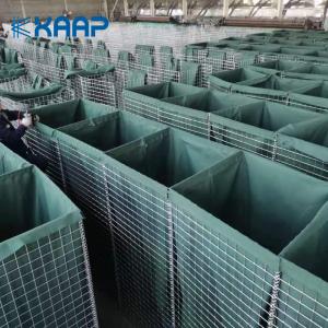 Военный барьер Gabion 50x50mm Hesco сваренной сетки