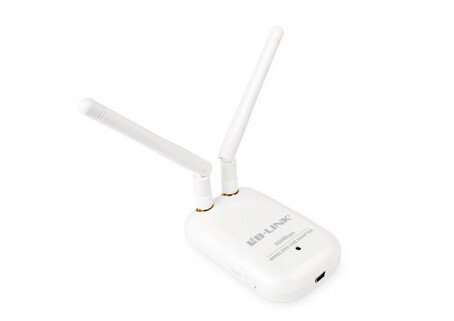 300M Wireless USB adapter、through the wall 、 white 、plastic
