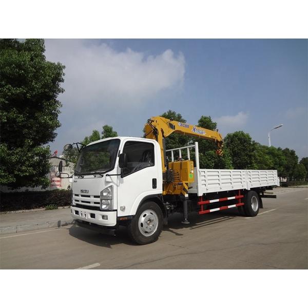 ISUZU 4x2 7 Ton Mobile Crane Truck Mounted Logistics Transportation Single Row