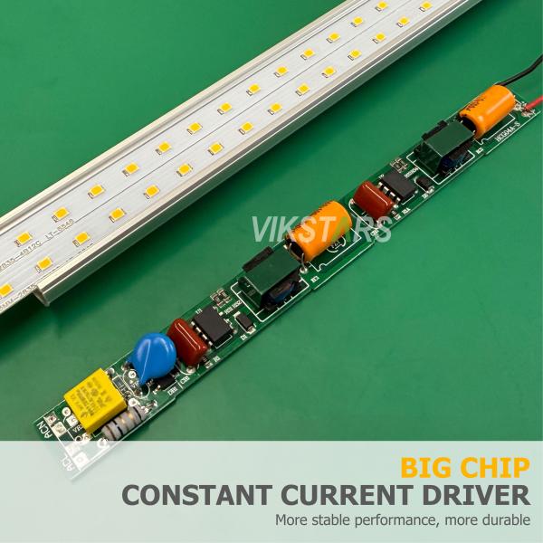 36W T8 Tube 110lm/w 3 Years Warranty LED Linear Lights IP20 1200mm For Office Supermarket