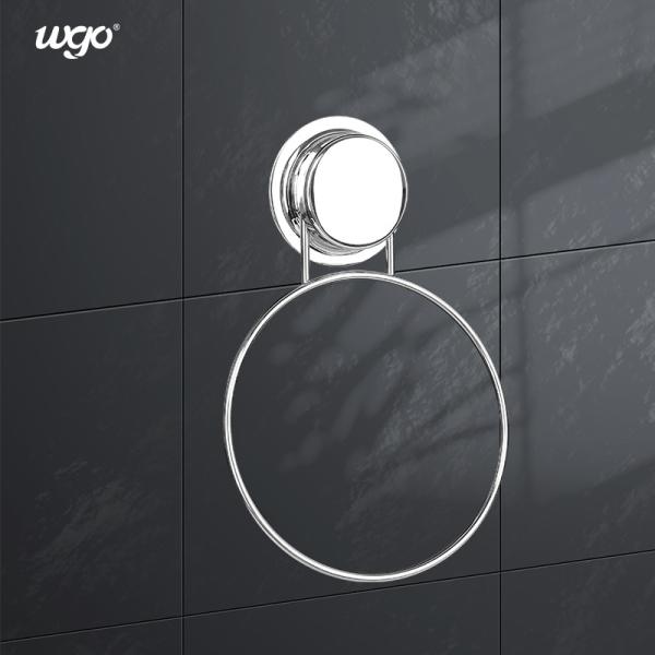 Stainless Steel Fitting Bathroom Towel Holder Suction Mounted Strongly