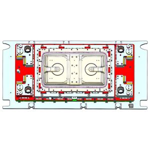 Steel Progressive Stamping Tool For Dishwasher Tub Top 2100 X 1100MM Compound Die Stamping