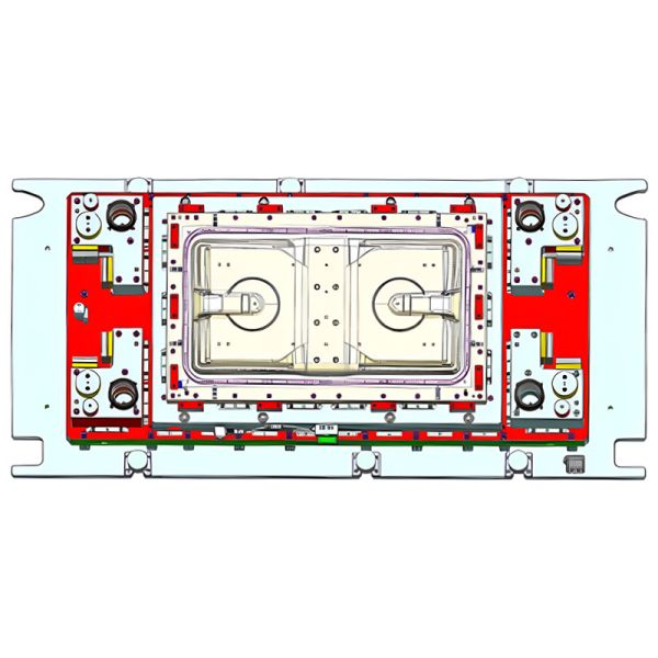 Steel Progressive Stamping Tool For Dishwasher Tub Top 2100 X 1100MM Compound Die Stamping