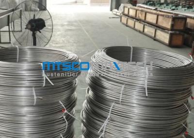 Tamanho enrolado de aço inoxidável 6.35mm x 1.65mm x 150m da tubulação de ASTM A269 TP304/bobina