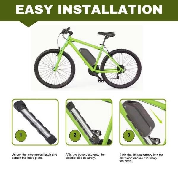 High Capacity Ebike Lithium Battery 52V 24v 36v  48v Lifepo4 Ebike Battery