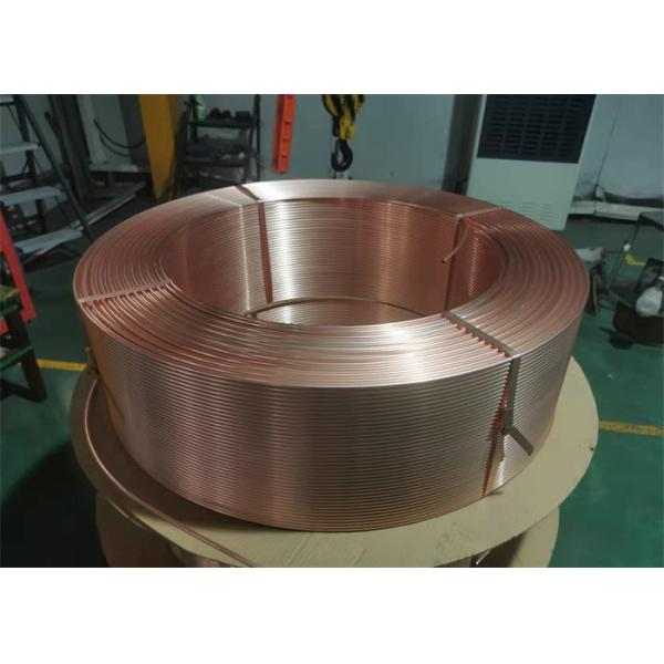 clean Surface Level Wound Coil , Refrigeration Lwc Copper Tube