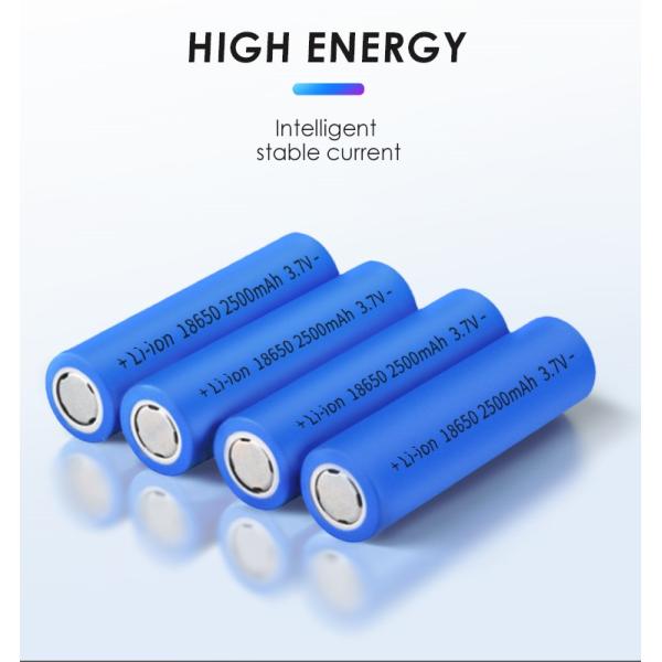 2500mAh Lifepo4 Battery Cell 25R Rechargeable 3.7V Cylindrical 18650