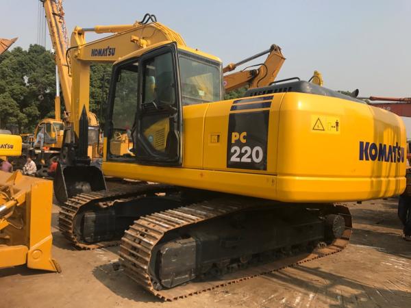                  Used Komatsu Crawler Digger PC220-7 Ready to Work Good Condition, Japanese Hydraulic Excavator PC160 PC200 PC220 PC240 Hot Sale             